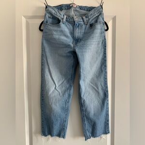 Lucky Brand Women’s Boy Mid Rise Relaxed Straight Medium Washed Jeans size 4/27